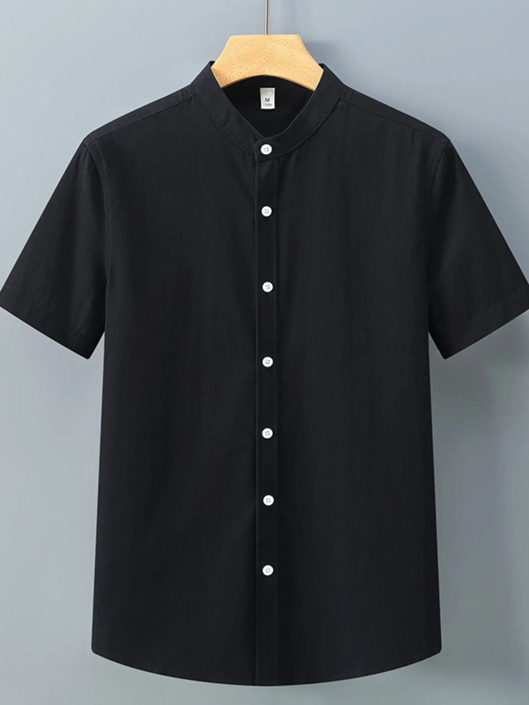 Men's Plus Size Button Up Short Sleeve Shirt
