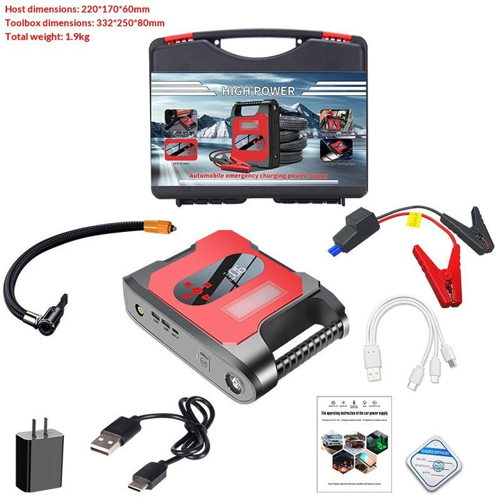 12V Car Jump Starter And Air Pump Combo For Vehicle Batteries