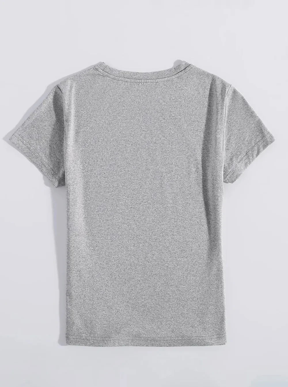 Lucky Clover Round Neck Short Sleeve T-Shirt