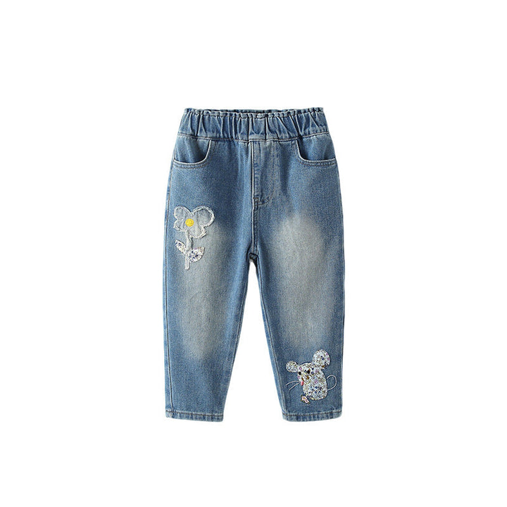 New FallWinter Denim Jeans For Girls