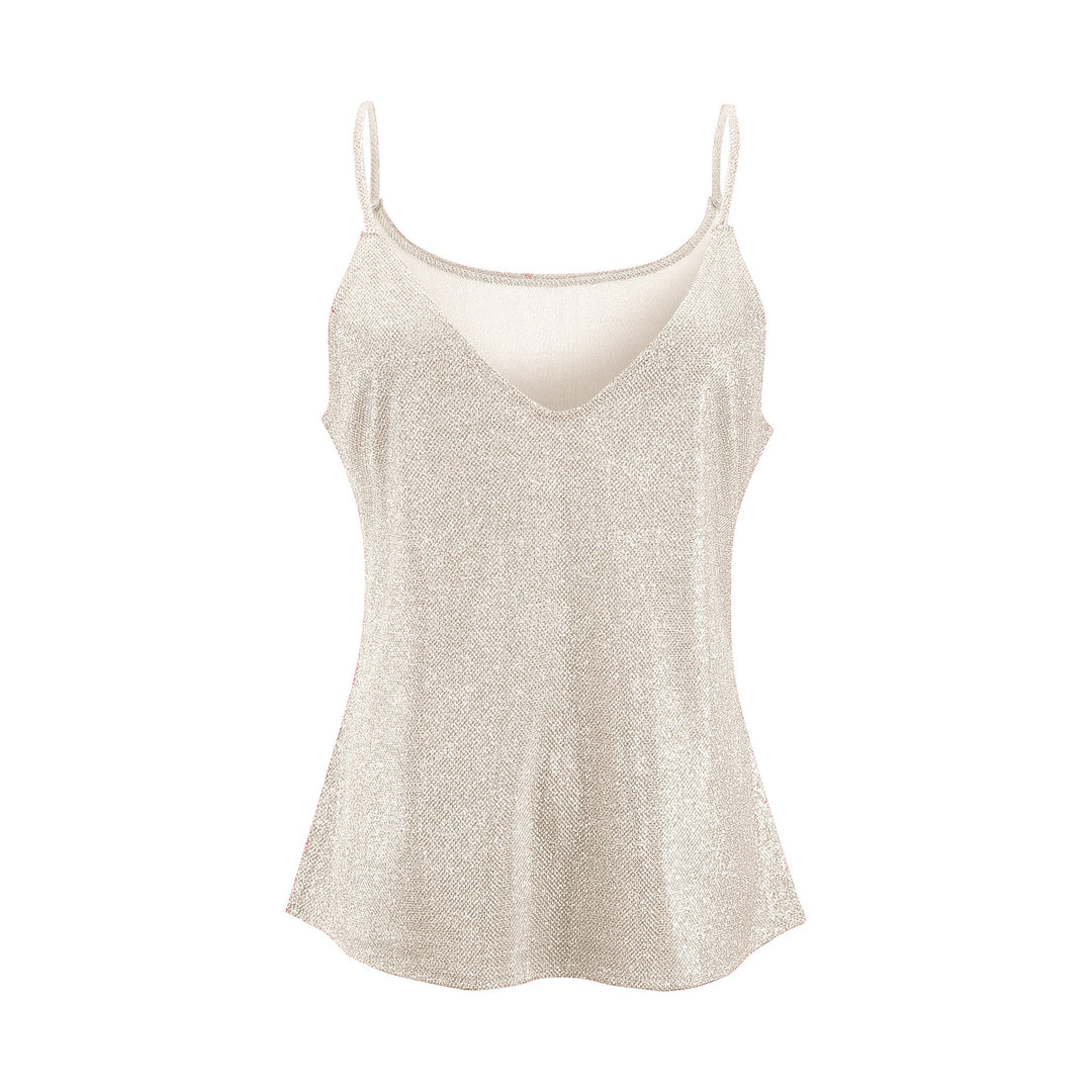 Sequin V-Neck Cami
