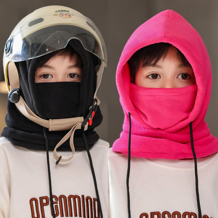 Thickened All-in-one Hat Scarf And Mask With Ear Protectionkeeps You Warm And Blocks The Wind