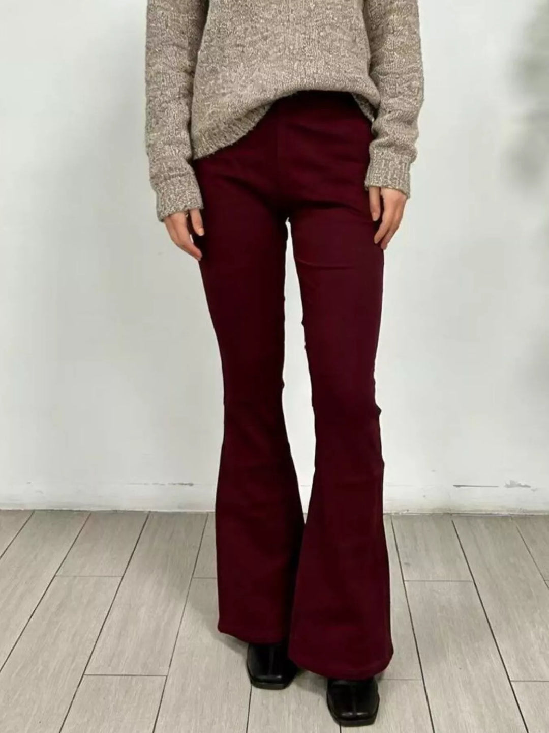 High-Waisted Flare Jeans
