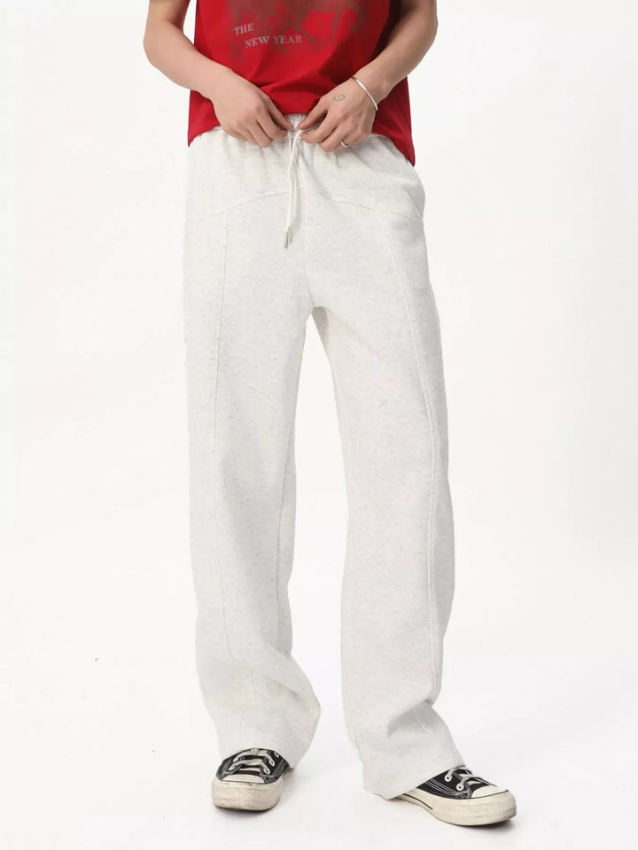 Men's Wide Leg Drawstring Pants