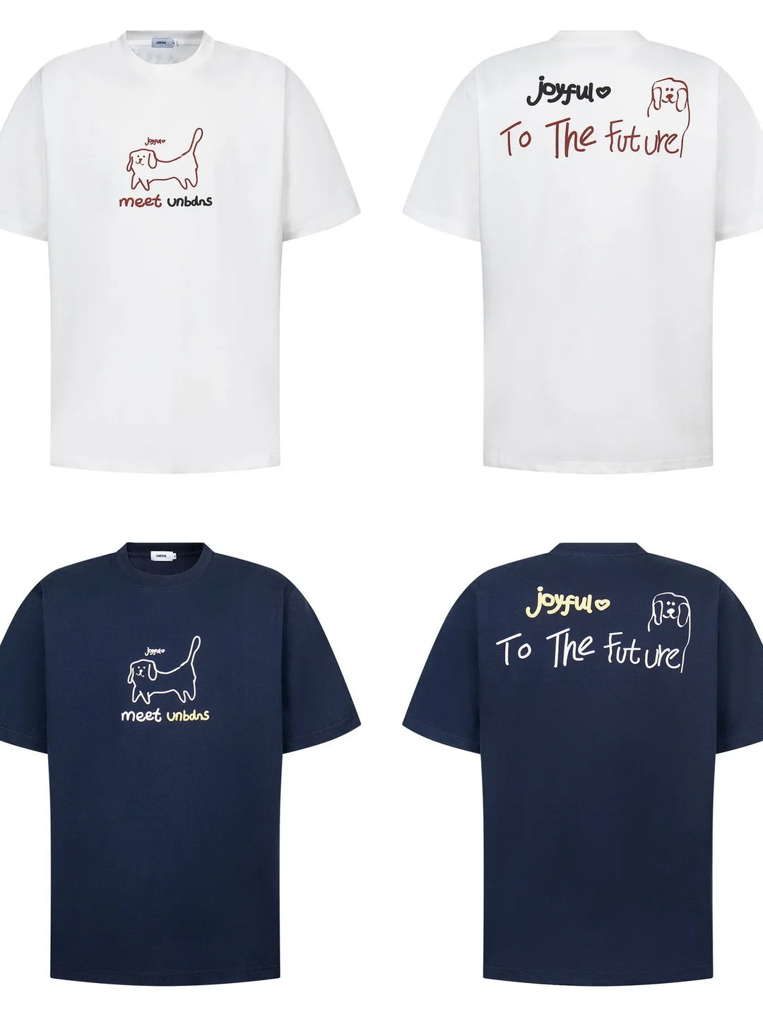 Men's Graphic Dog Casual T-Shirt