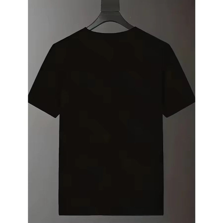 Printed Casual Loose-fitting Breathable Thin Short-sleeve Top