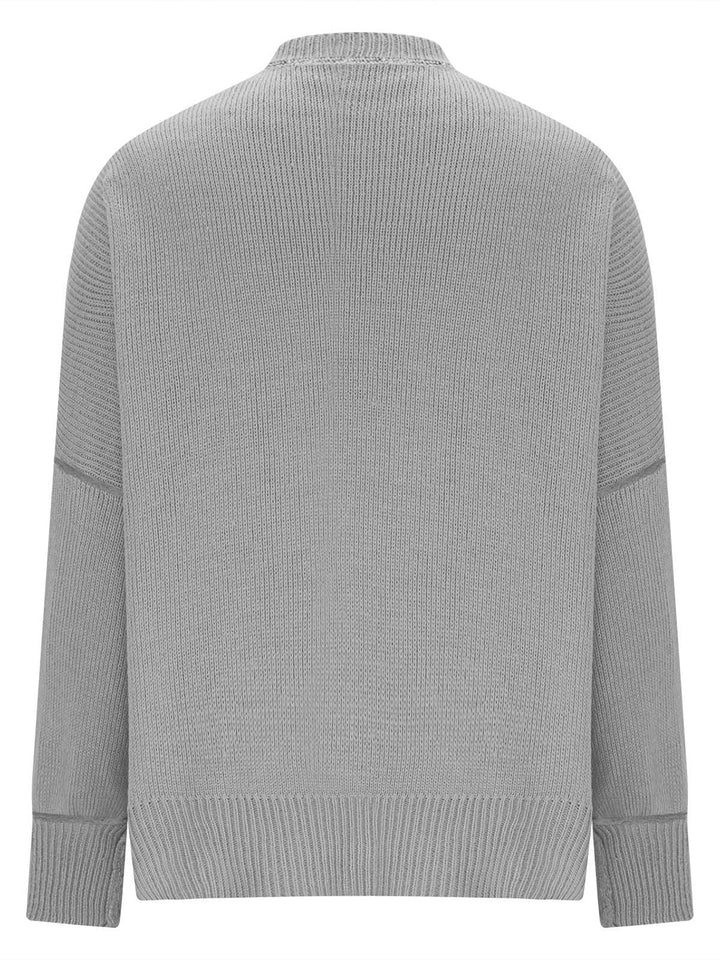 Round Neck Long Sleeve Sweater