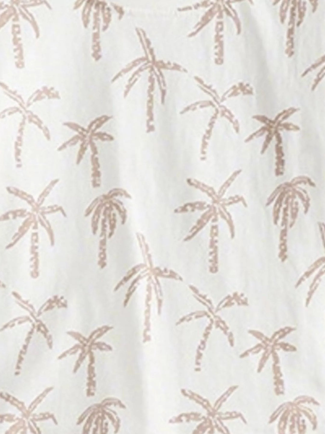 Children's Tropical Palm Print Outfit Set