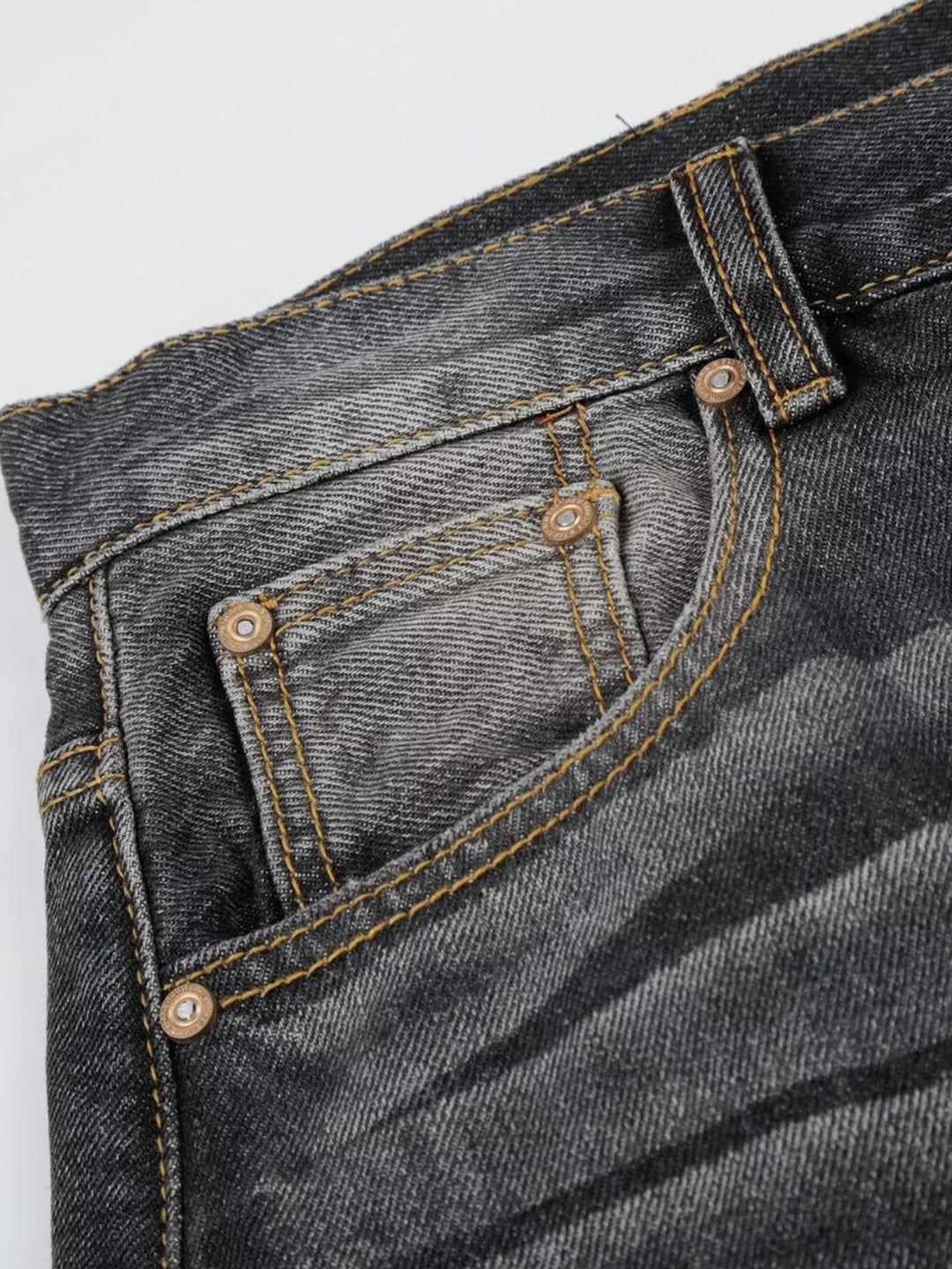Men's Full Size Distressed Wide-Leg Jeans Plus Size