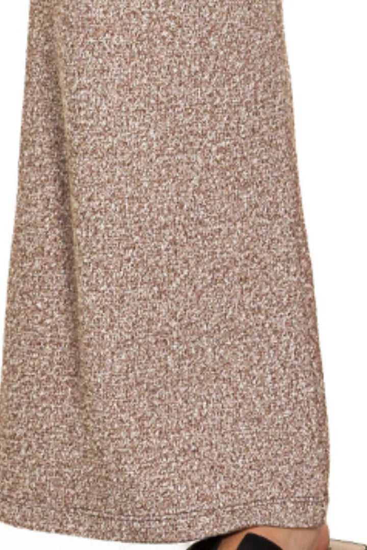Zenana Soft Elastic Waisted Flare Pants