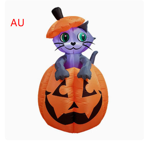 Halloween Inflatable Cartoon Cat Decoration