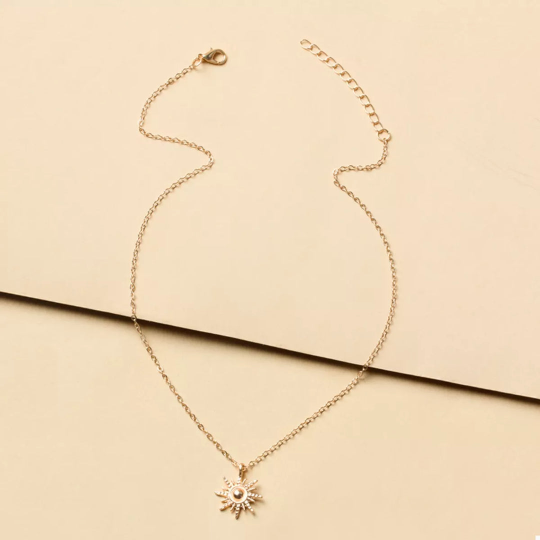 Sunburst Pendant Necklace