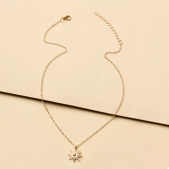 Sunburst Pendant Necklace