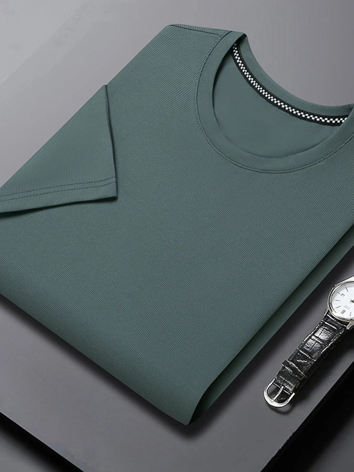 Men's Plus Size Breathable Short Sleeve T-Shirt