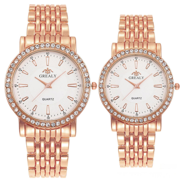 Mens And Womens Quartz Dress Couple Watches Business Gift