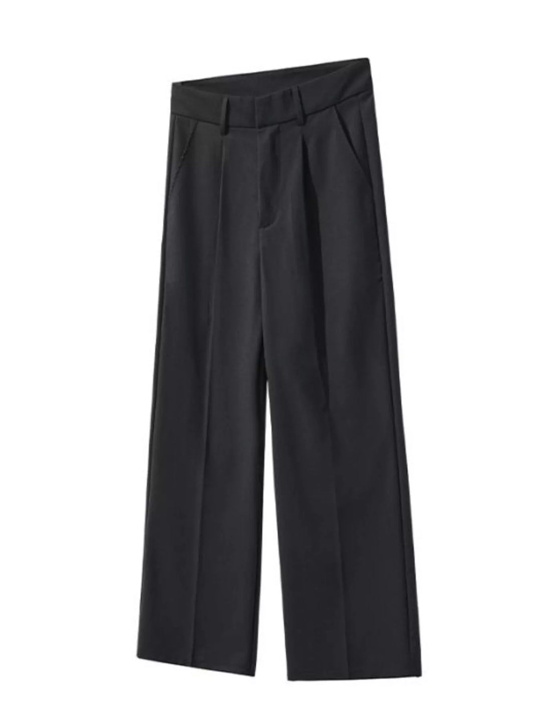 Men's Pleated Wide Leg Pants