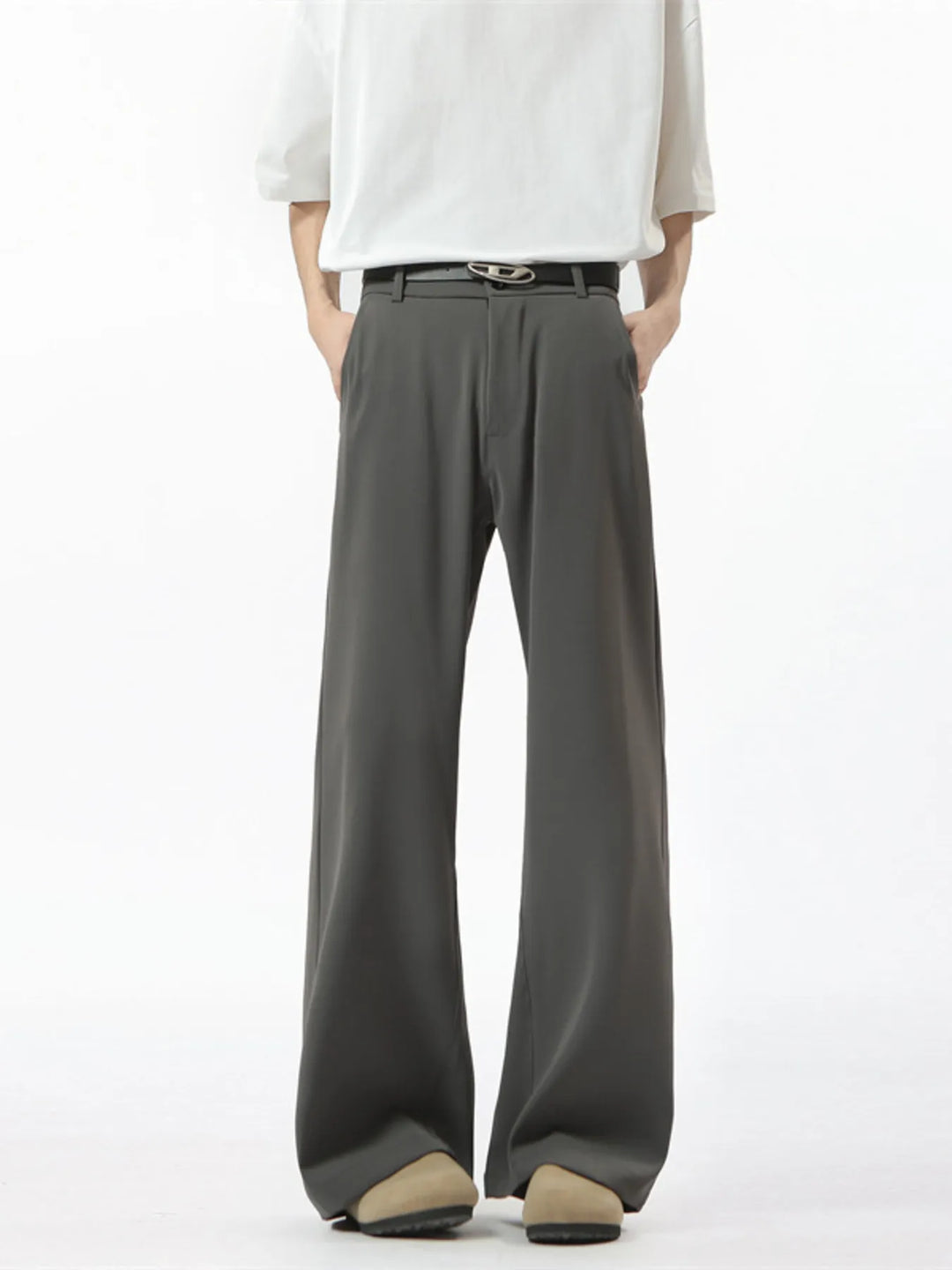 Men's Full Size Wide Leg Pants Plus Size
