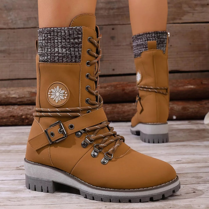 Lace-Up Ankle Combat Boots