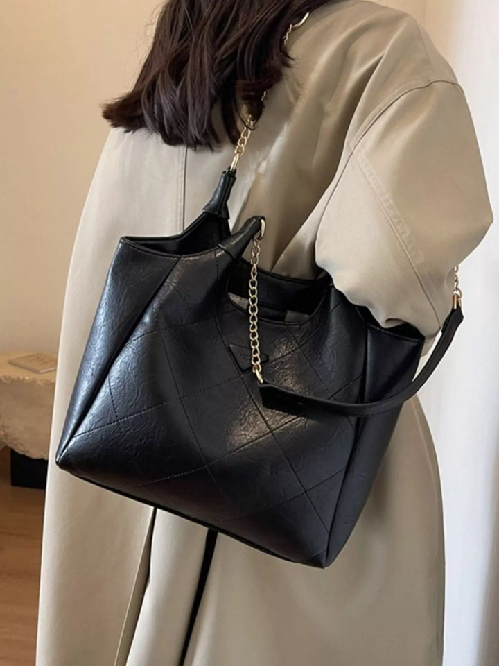 PU Leather Shoulder Bag