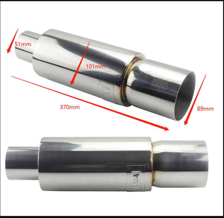 Applicable Car Exhaust Pipe Modification Sound Wave Straight Row