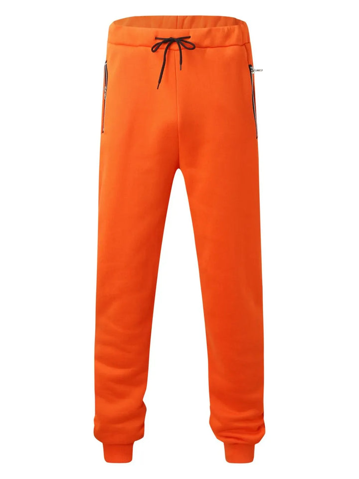 Men's Full Size Drawstring Pants with Pockets Plus Size