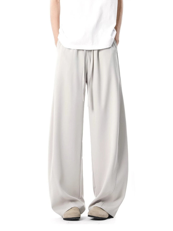 Men's Wide Leg Drawstring Casual Pants