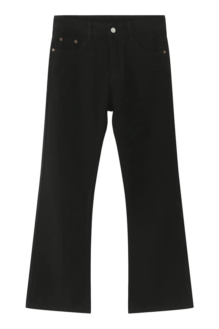 Mid Rise Jeans with Pockets