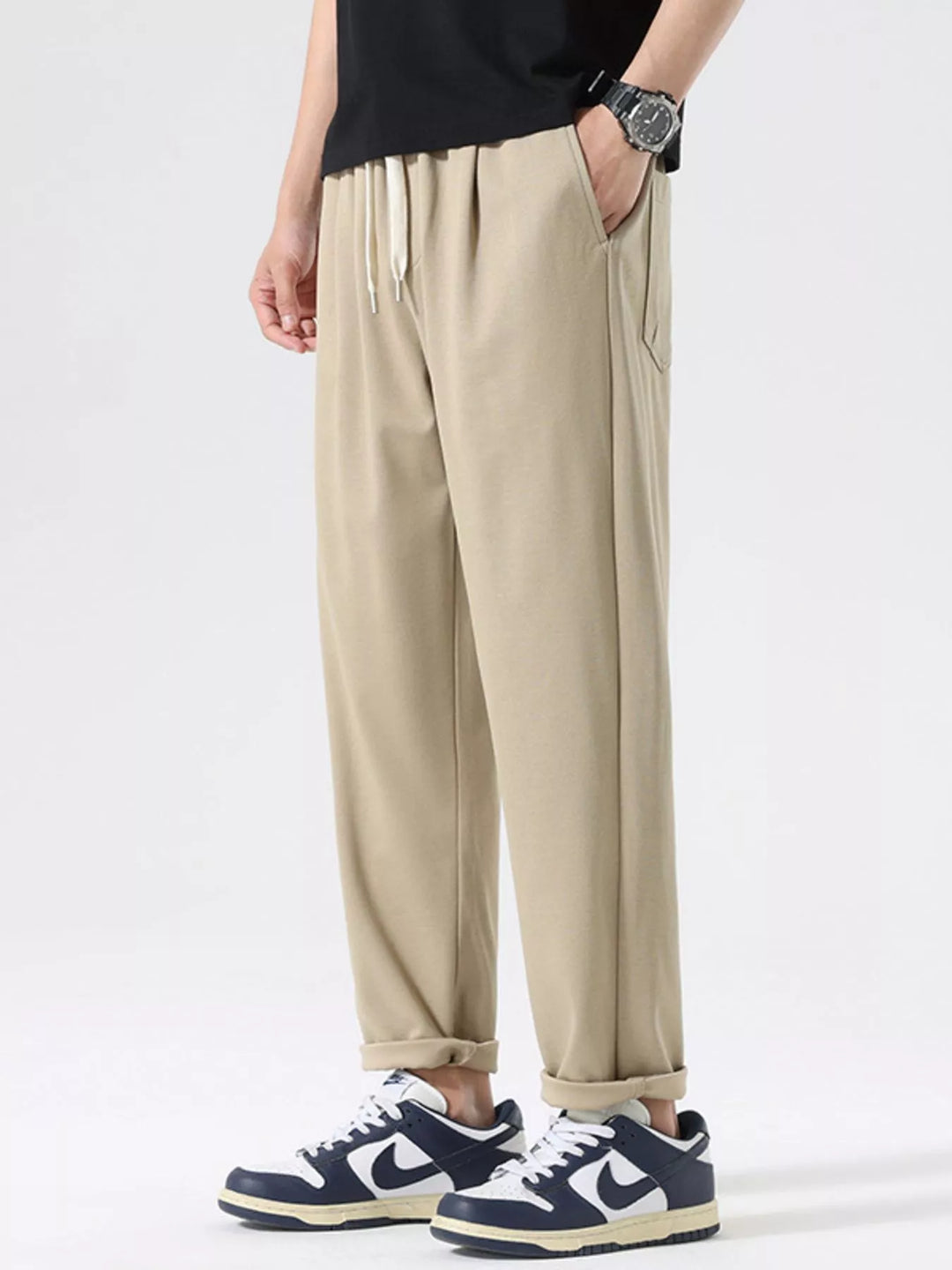 Men's Plus Size Casual Drawstring Pants