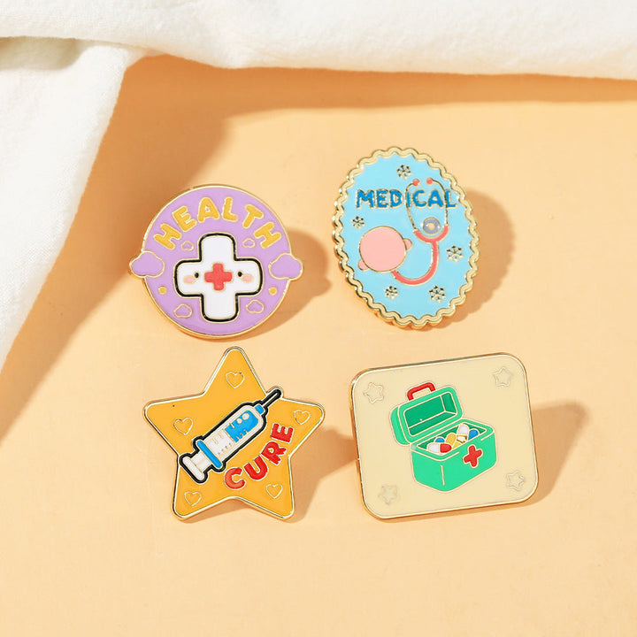 Creative Cartoon Medical Angel Brooch