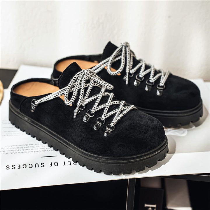 Summer Outdoor Office Lazy Slip-on Closed-toe Slippers