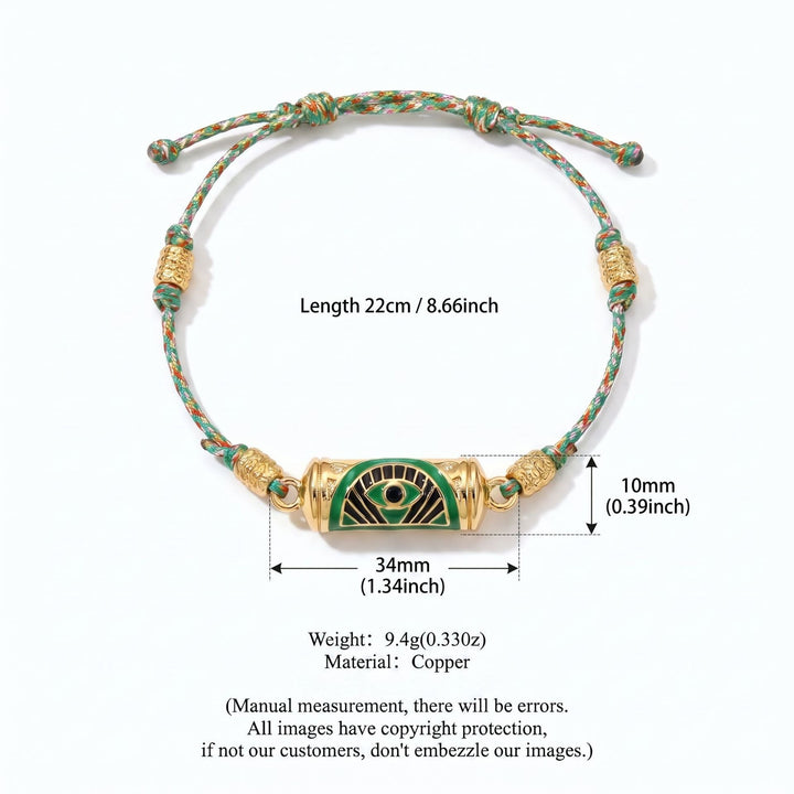 Evil Eye Kaleidoscope Necklace Clavicle Chain