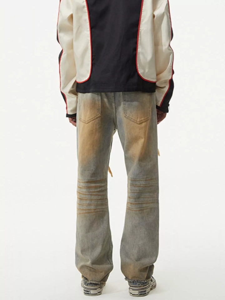 Men's Distressed Loose Fit Jeans