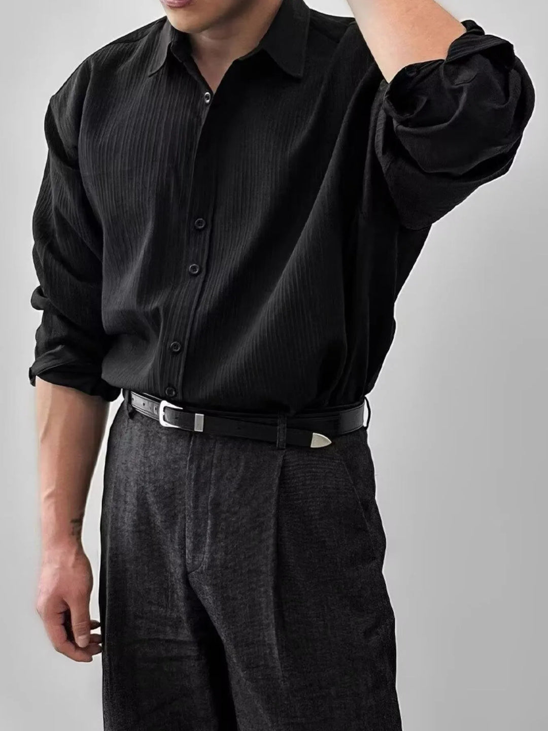 Men's Button Up Long Sleeve Shirt