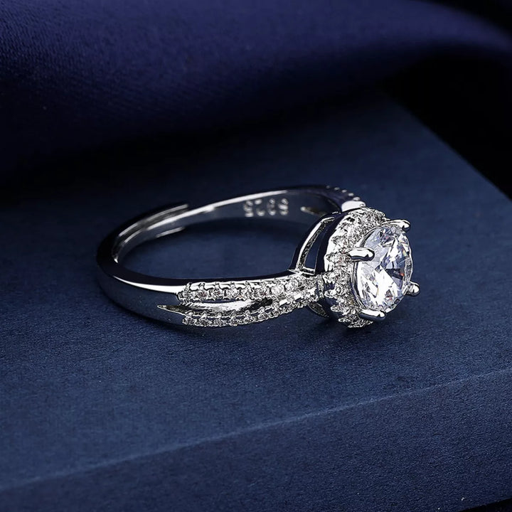 1 Carat 925 Sterling Silver Moissanite Ring