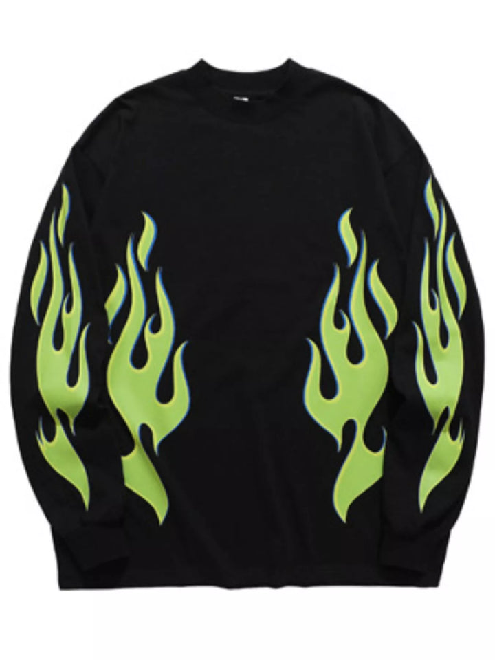 Men's Round Neck Long Sleeve T-Shirt