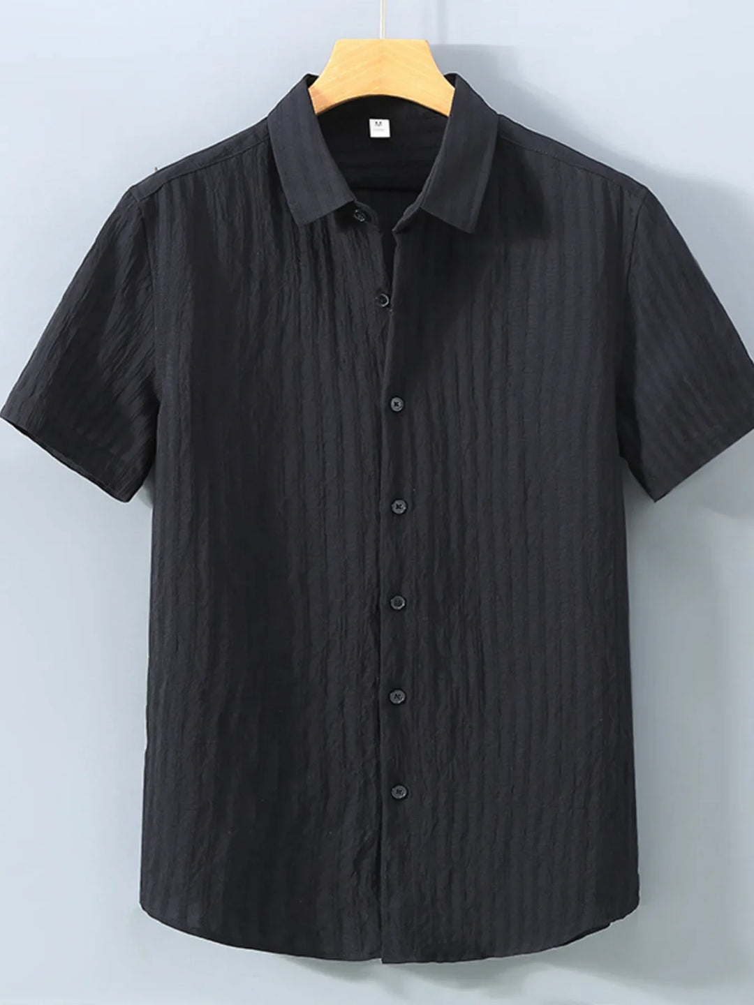 Men's Plus Size Button Up Short Sleeve Shirt