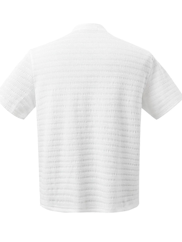 Men's Basic style Round Neck Solid T-Shirt