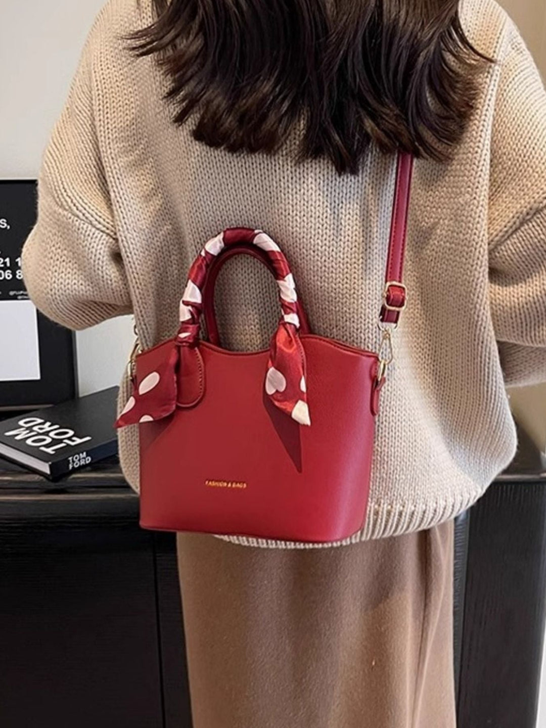 Top Handle Bucket Bag
