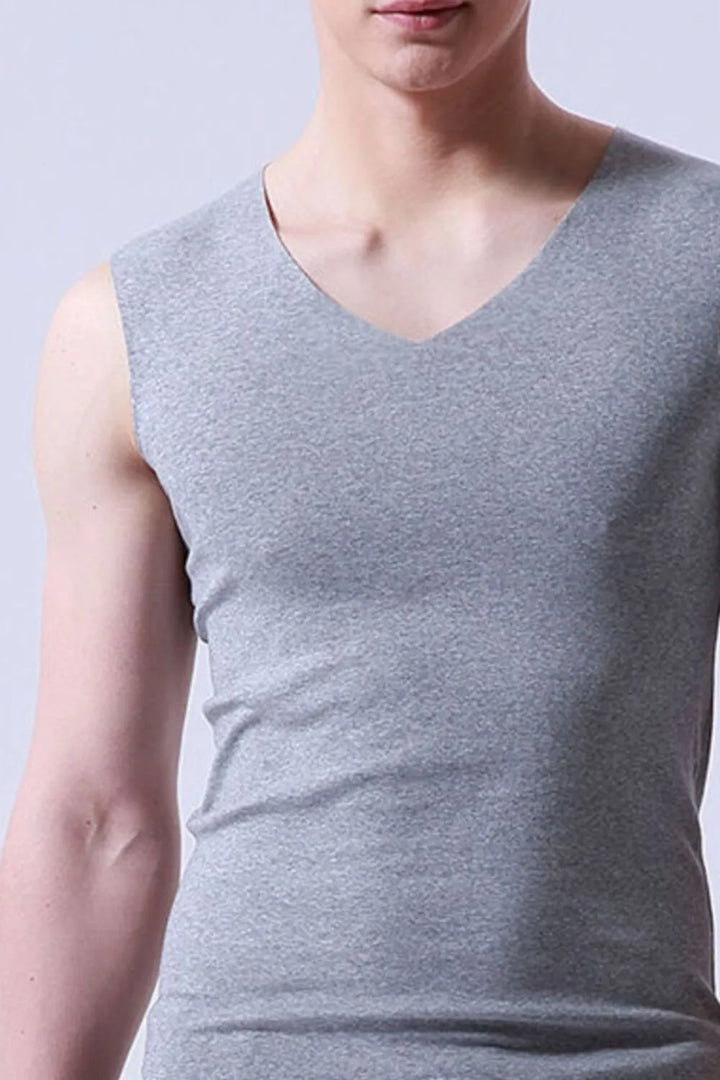 Men's Plus Size Basic Style V-Neck Tank