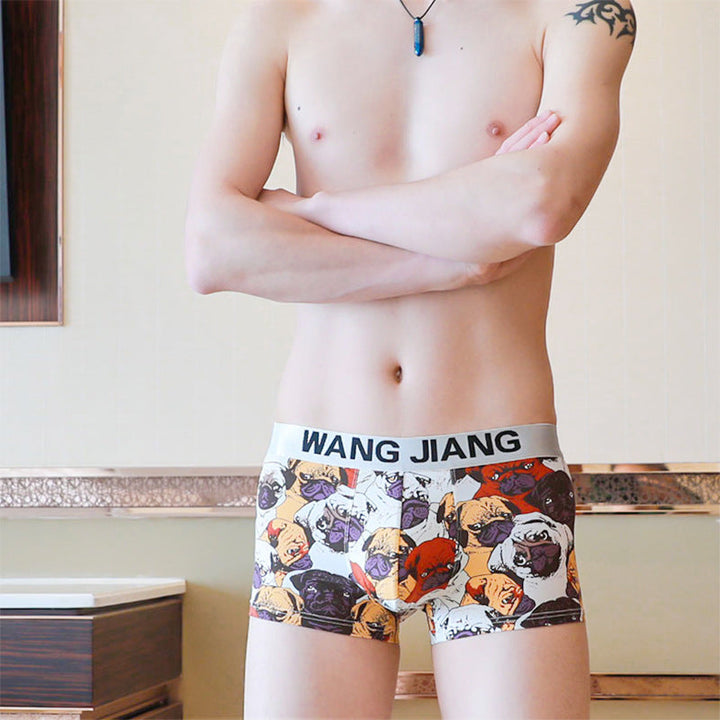 Men's Underwear Boxer Summer Ice Silk