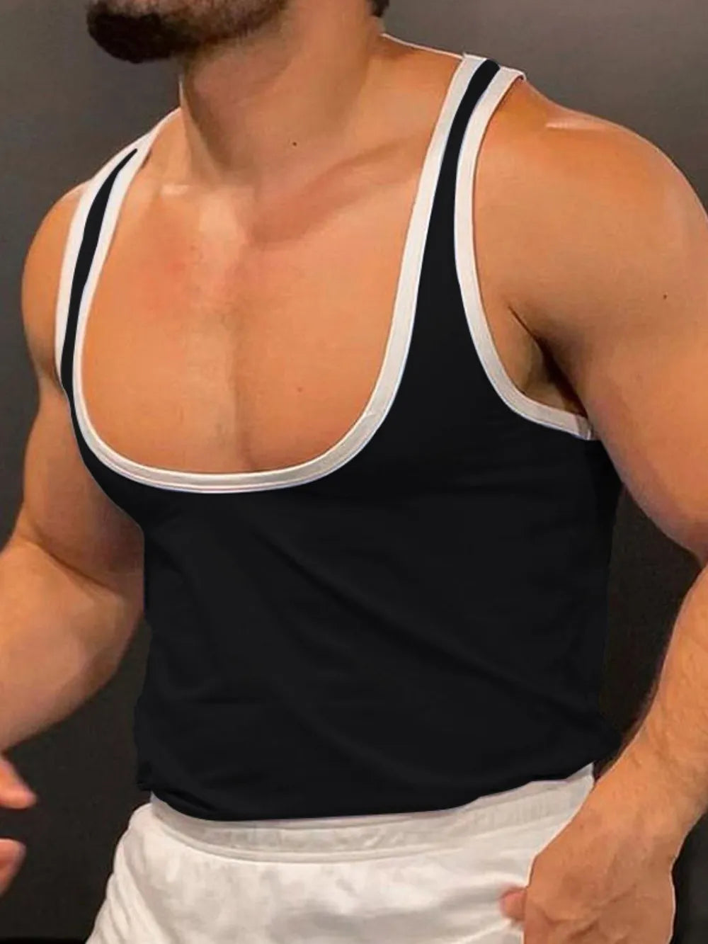Men's Wide Strap Tank