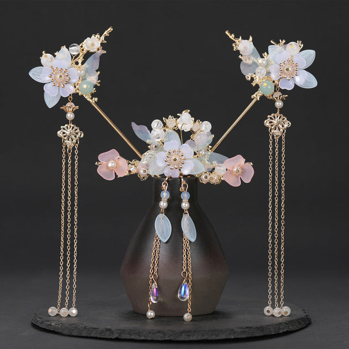 Tassel Full Set Antique Hair Clasp Chinese Style Classical Simplicity Hair Accessories
