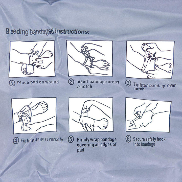 Simple And Portable Outdoor Training Hemostatic Bandage