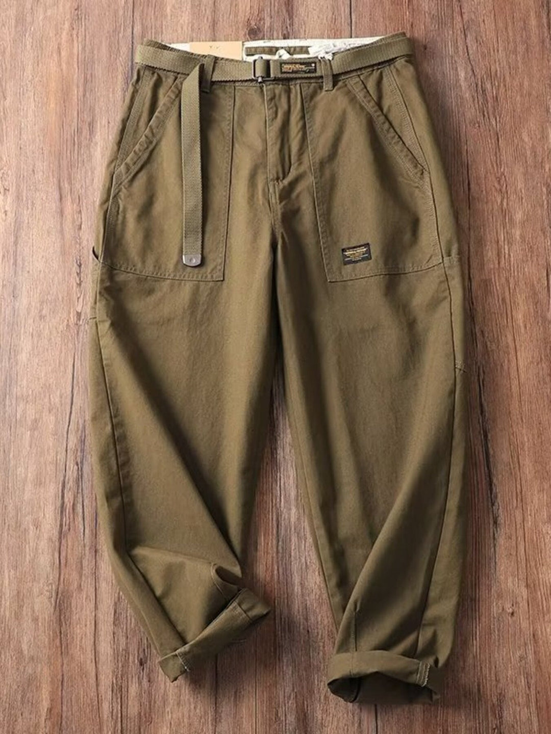 Men's Plus Size Loose Fit Pants with Pockets
