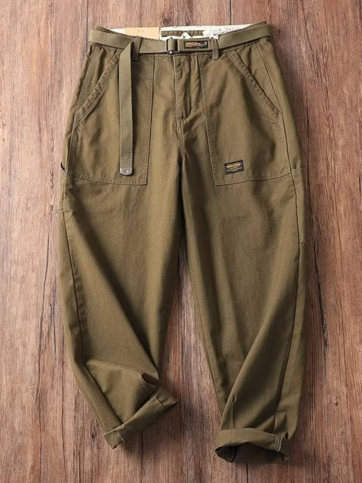 Men's Plus Size Loose Fit Pants with Pockets