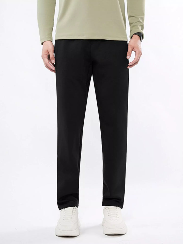 Men's Plus Size Casual Straight-Leg Pants