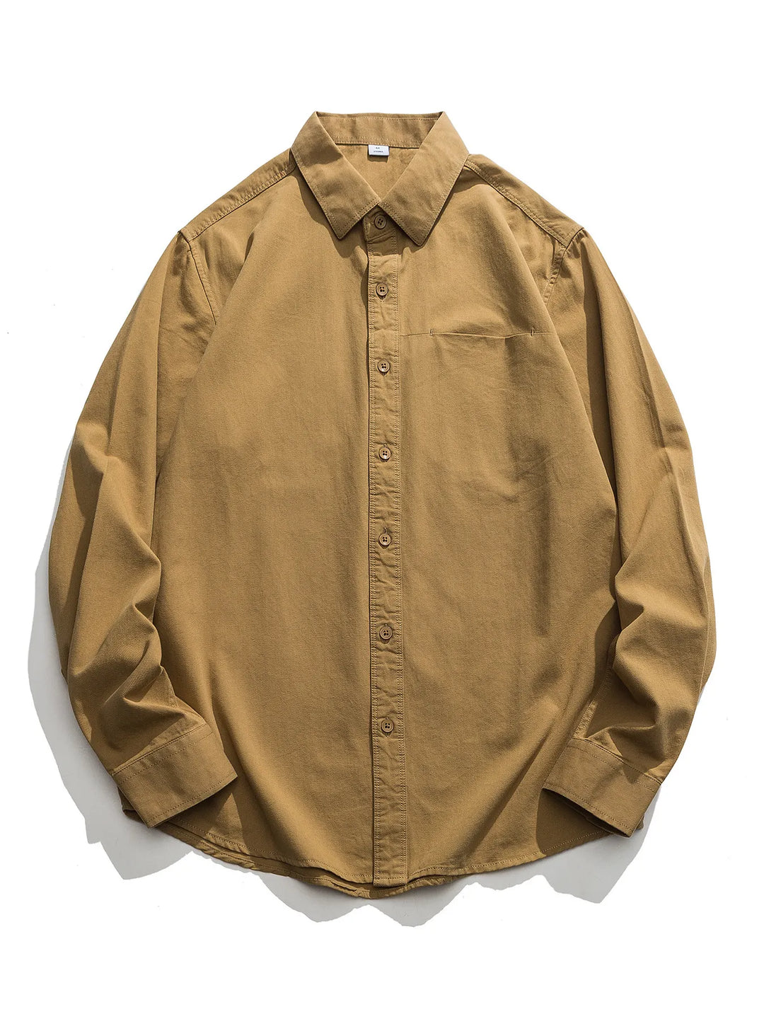 Men's Plus Size Casual Long Sleeve Shirt