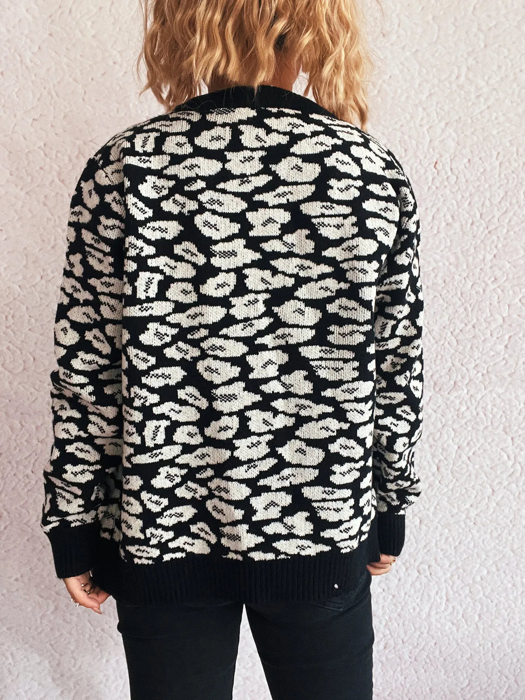 Zip Up Long Sleeve Cardigan