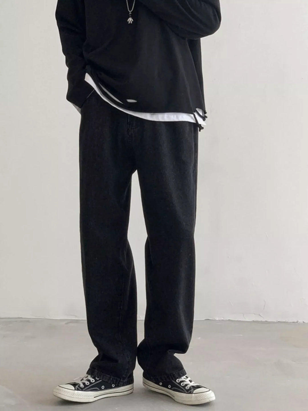 Men's Wash Loose Fit Jeans