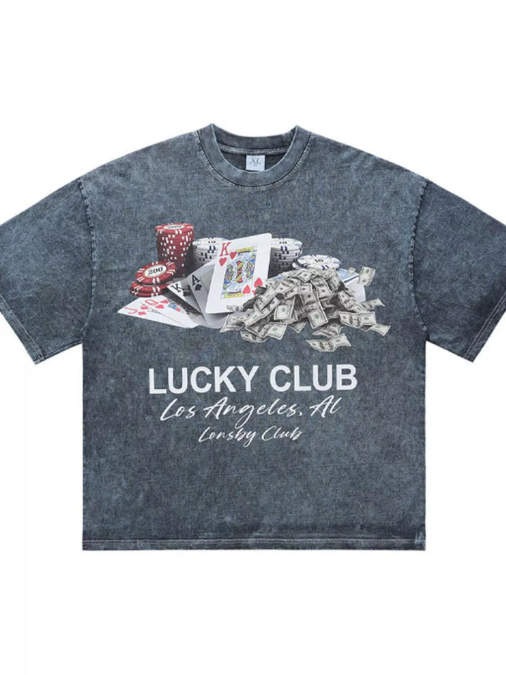 Men's Graphic Round Neck Short Sleeve T-Shirt